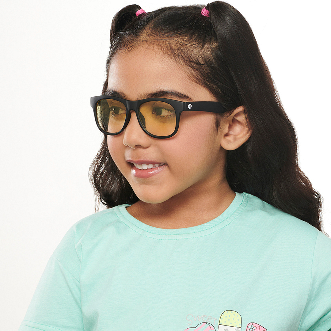 Hooper Black Full Rim Square right side