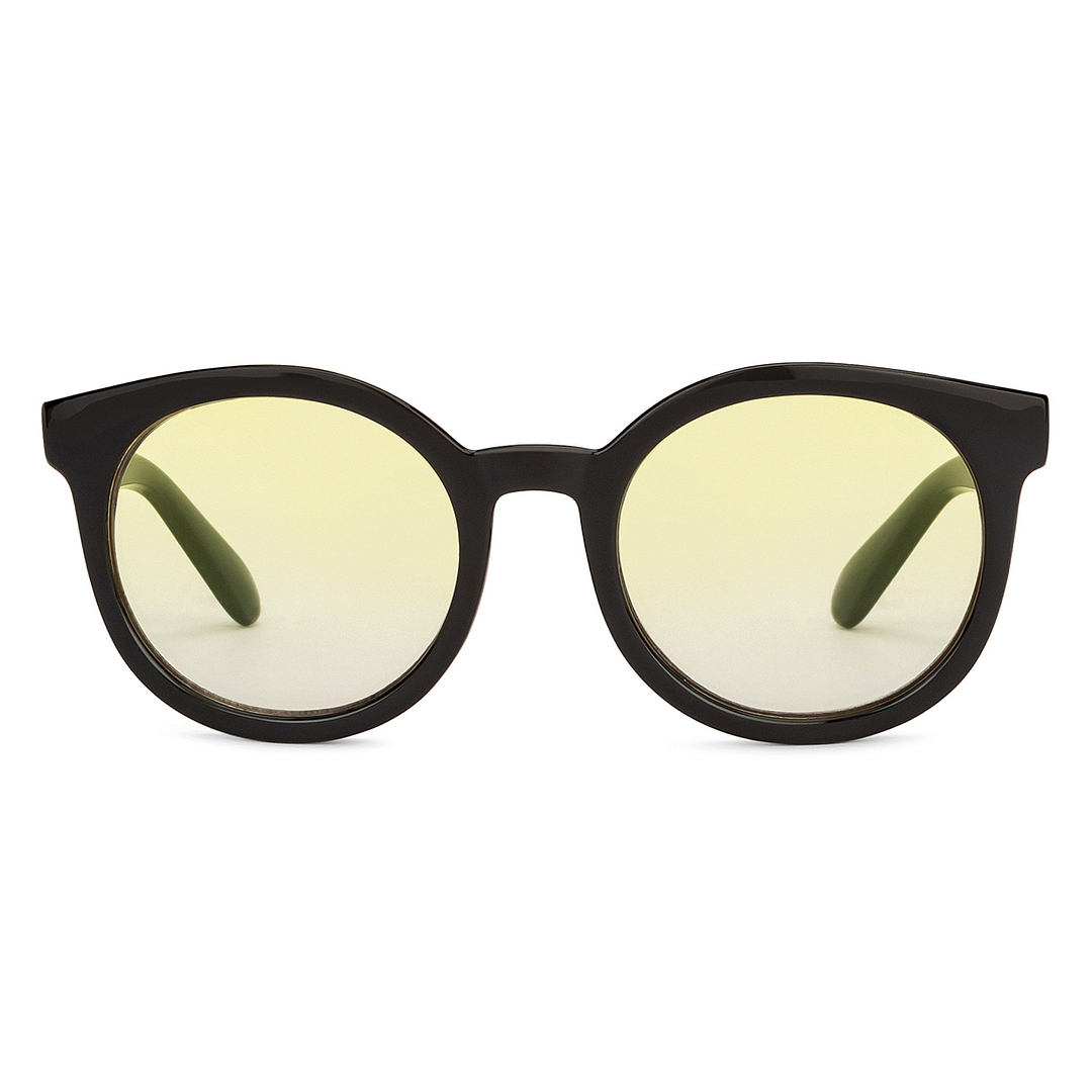 Hooper Black Full Rim Round left side