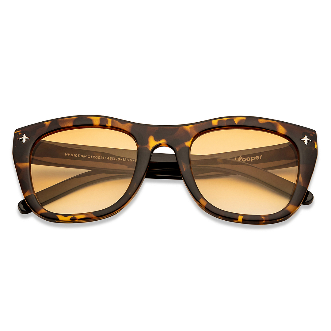 Hooper Tortoise Full Rim Square left side