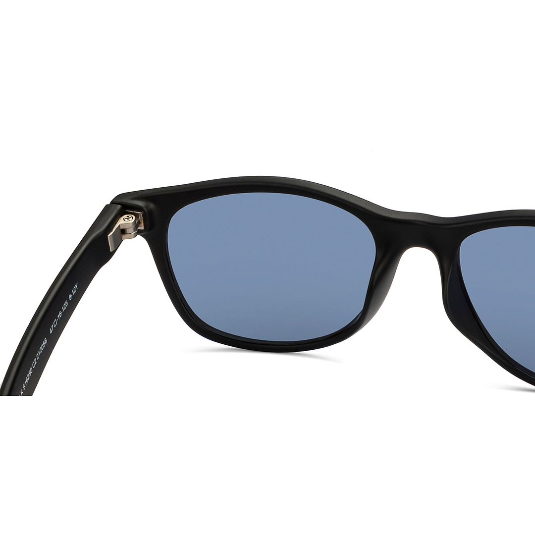 Hooper Black Full Rim Square left side