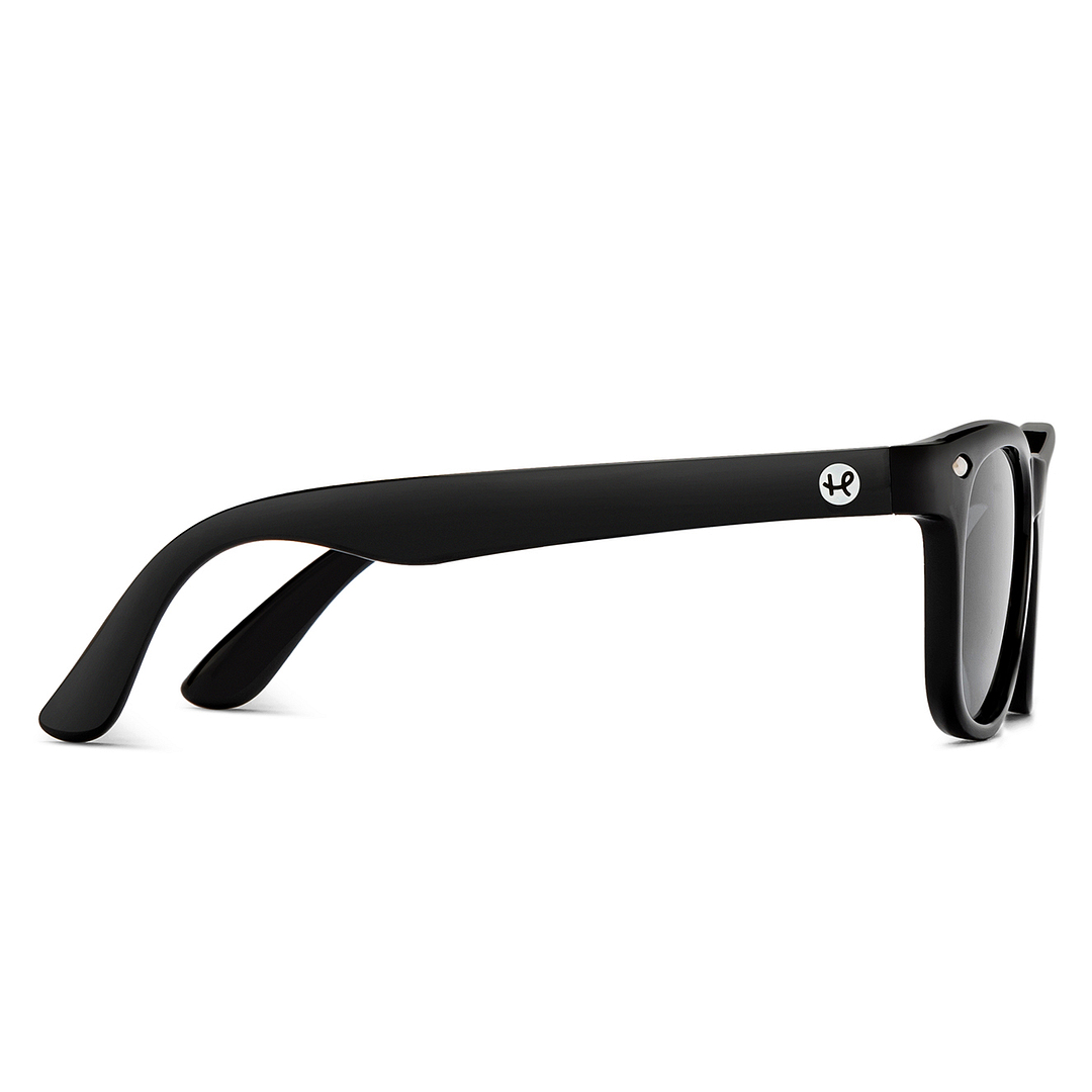 Hooper Black Full Rim Square left side