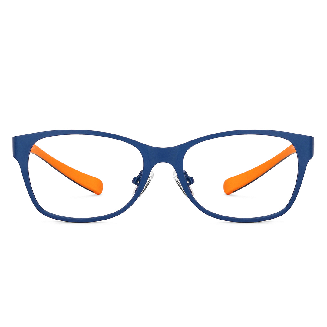 Hooper Screen Glasses Blue Block Phone  Computer Glasses: Blue Full Rim Rectangle Kids 5-8 yrs Hooper HP D10009M-C1 left side