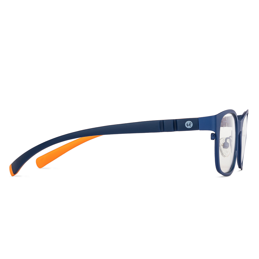 Hooper Screen Glasses Blue Block Phone  Computer Glasses: Blue Full Rim Rectangle Kids 5-8 yrs Hooper HP D10009M-C1 left side