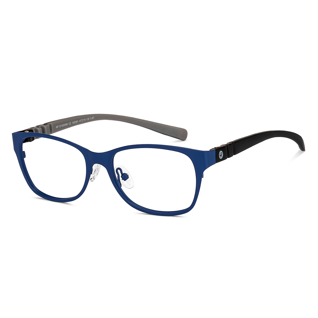 Hooper Screen Glasses Blue Block Phone  Computer Glasses: Blue Full Rim Rectangle Kids 5-8 yrs Hooper HP D10009M-C2 right side