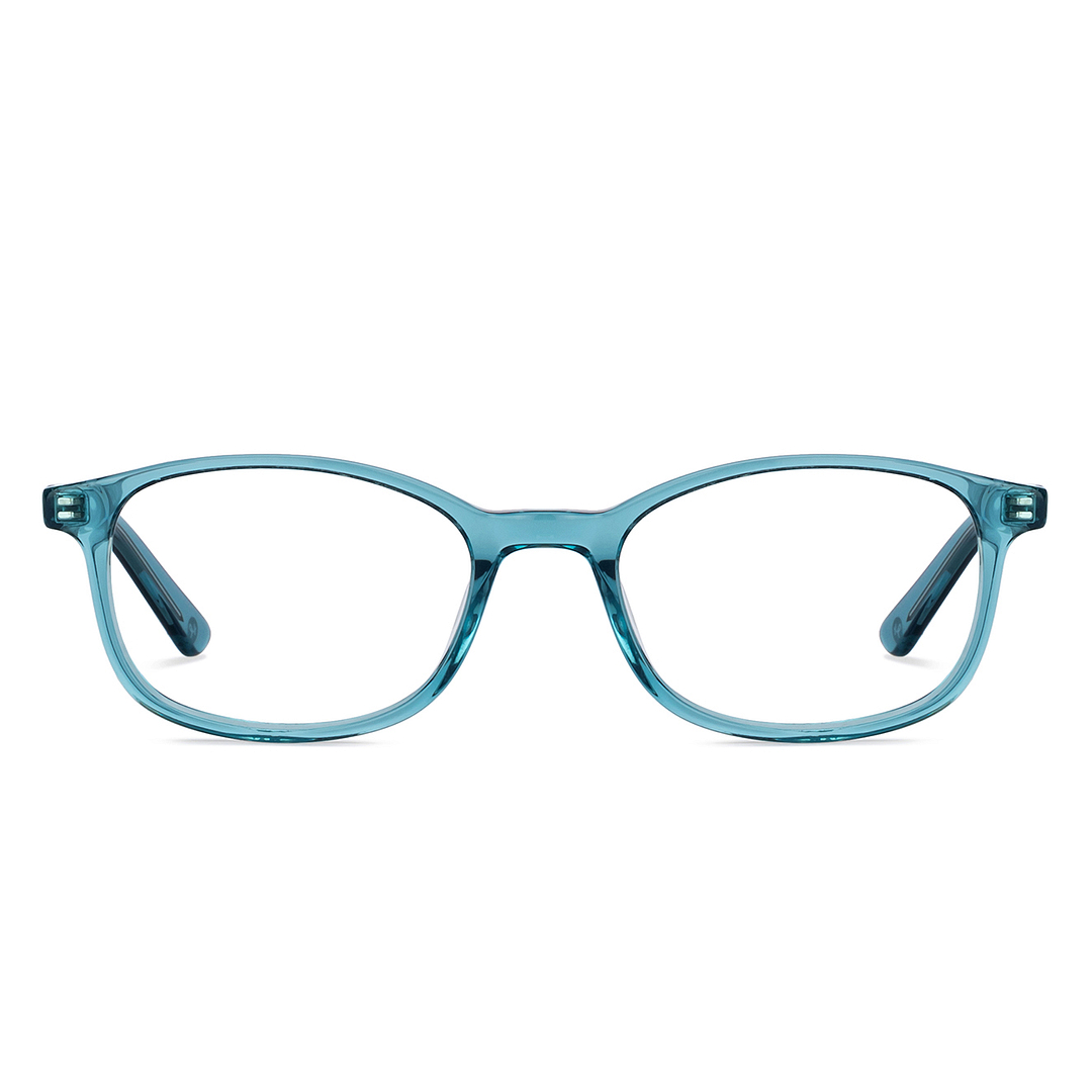 Hooper Online Sky Blue Full Rim Rectangle left side
