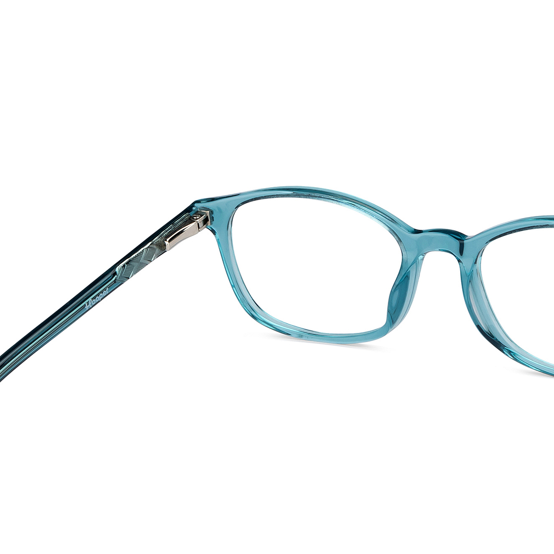 Hooper Online Sky Blue Full Rim Rectangle right side