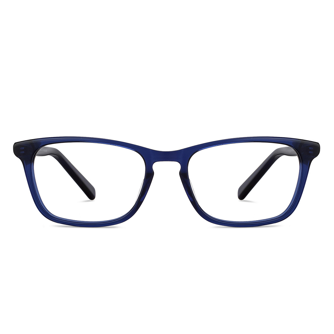 Hooper Online Sky Blue Full Rim Rectangle left side