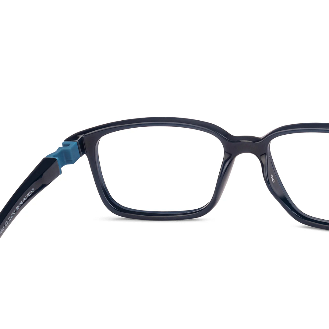 Hooper Online Sky Blue Full Rim Rectangle right side