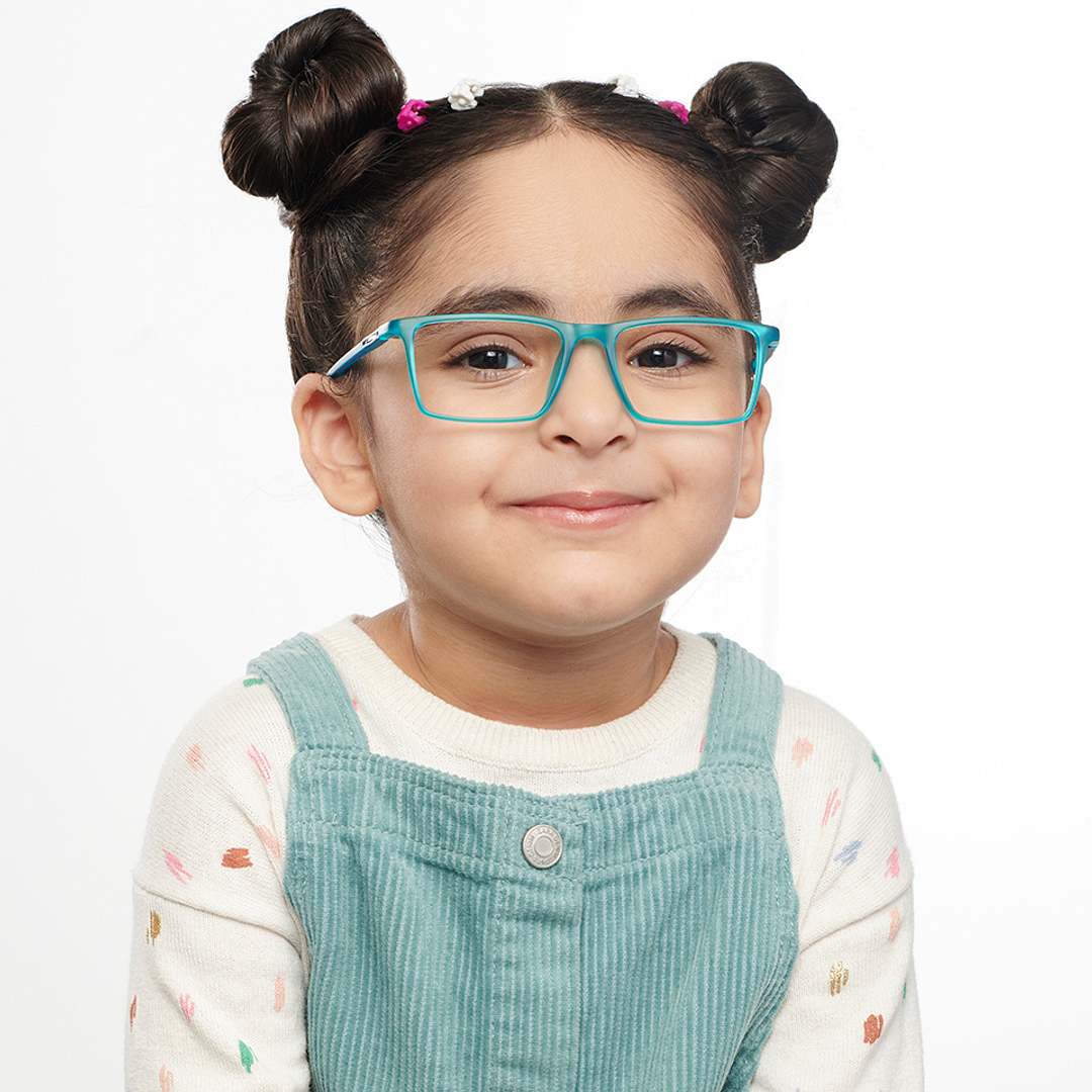 Hooper Online Sky Blue Full Rim Rectangle right side