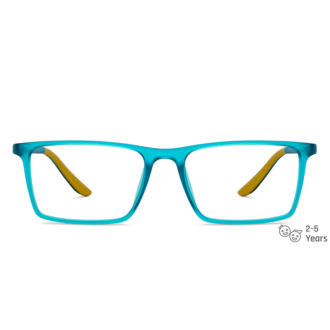 Hooper Online Sky Blue Full Rim Rectangle right side
