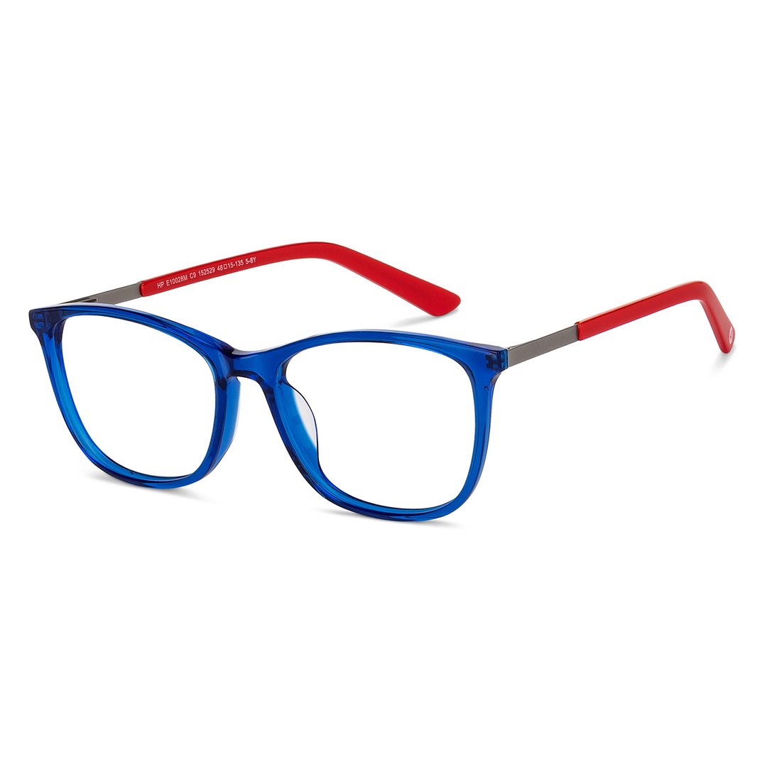 Hooper Online Sky Blue Full Rim Rectangle right side