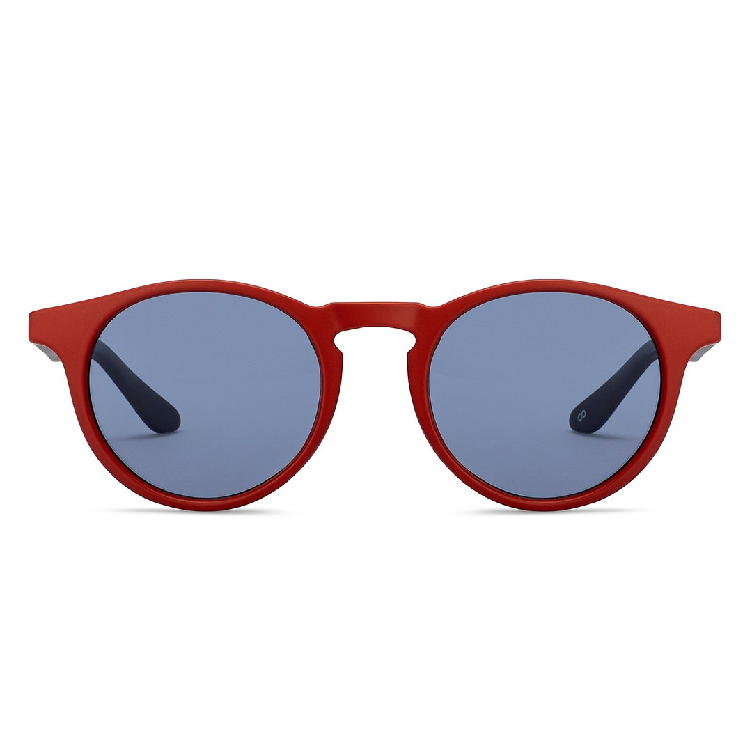 Hooper Red Full Rim Round right side