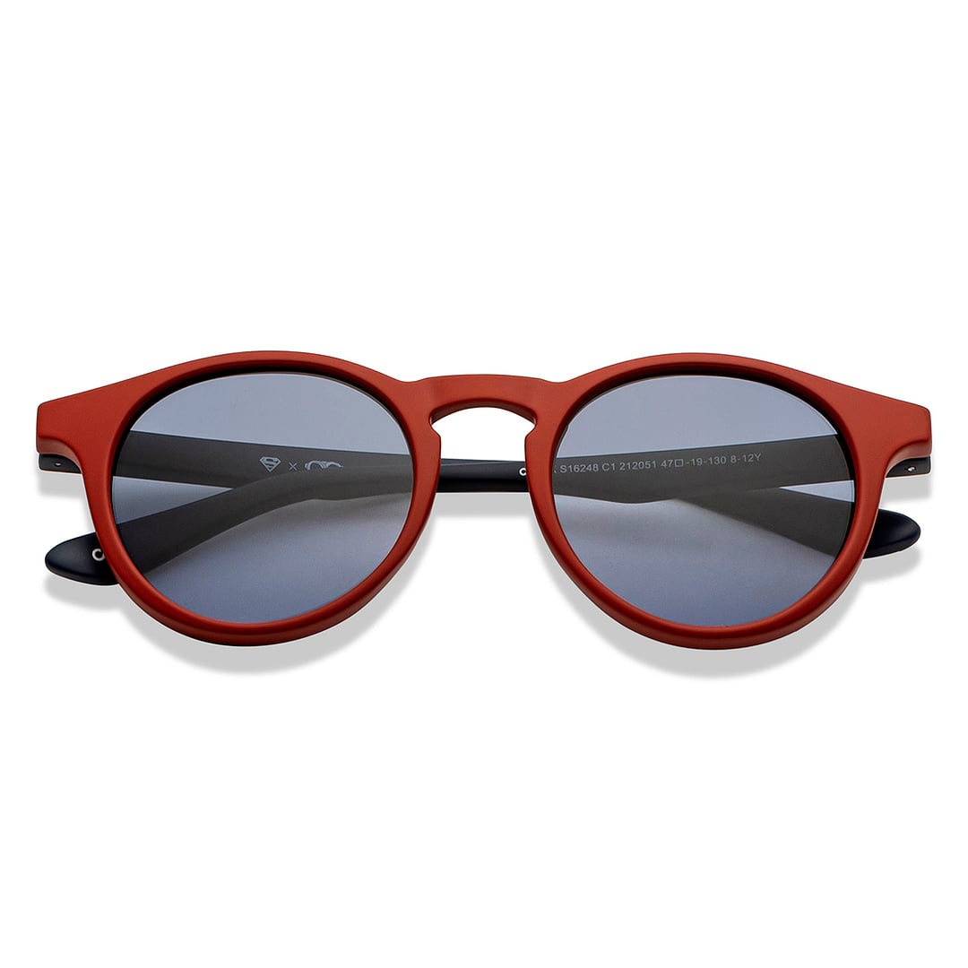 Hooper Red Full Rim Round left side