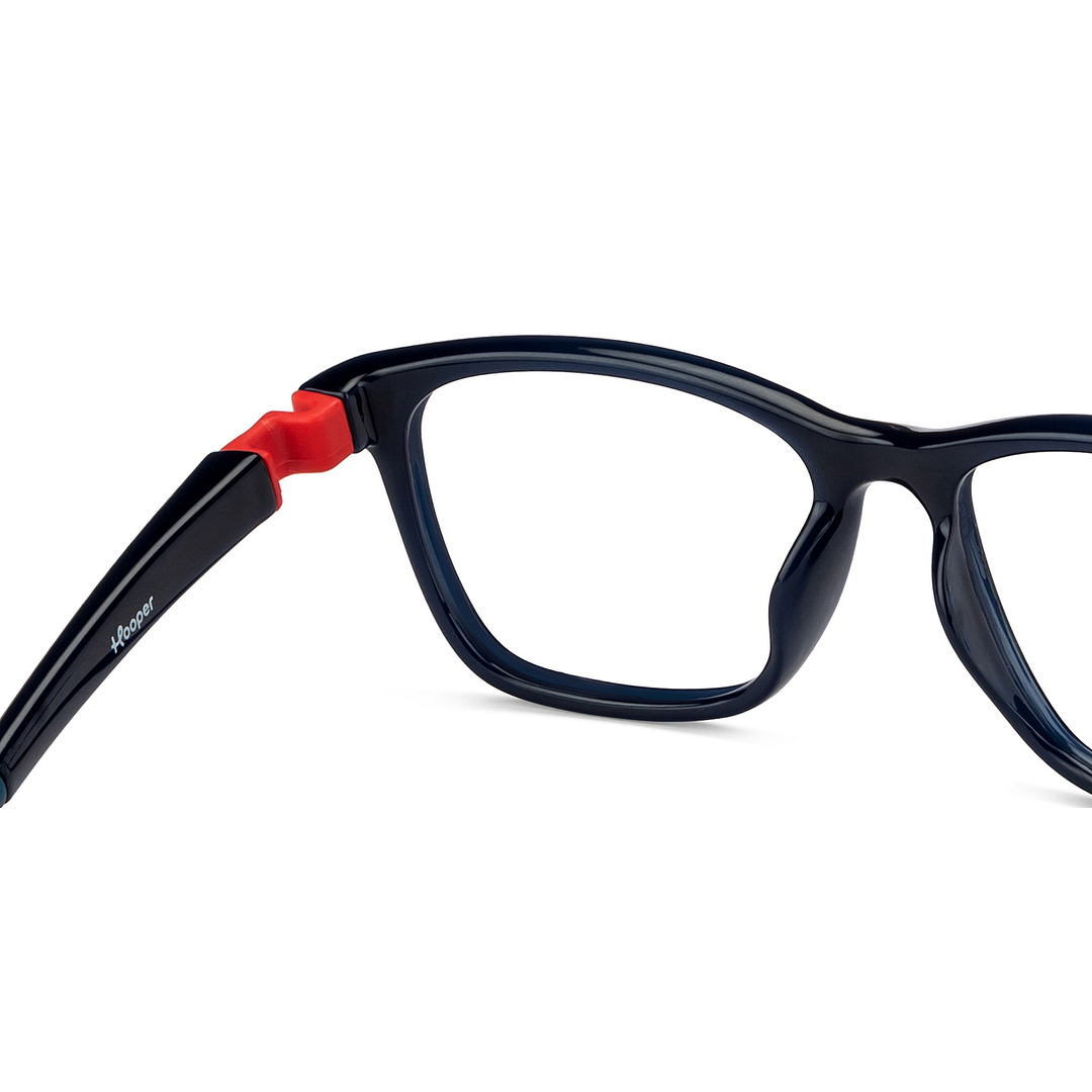 Hooper Online Black Full Rim Rectangle right side
