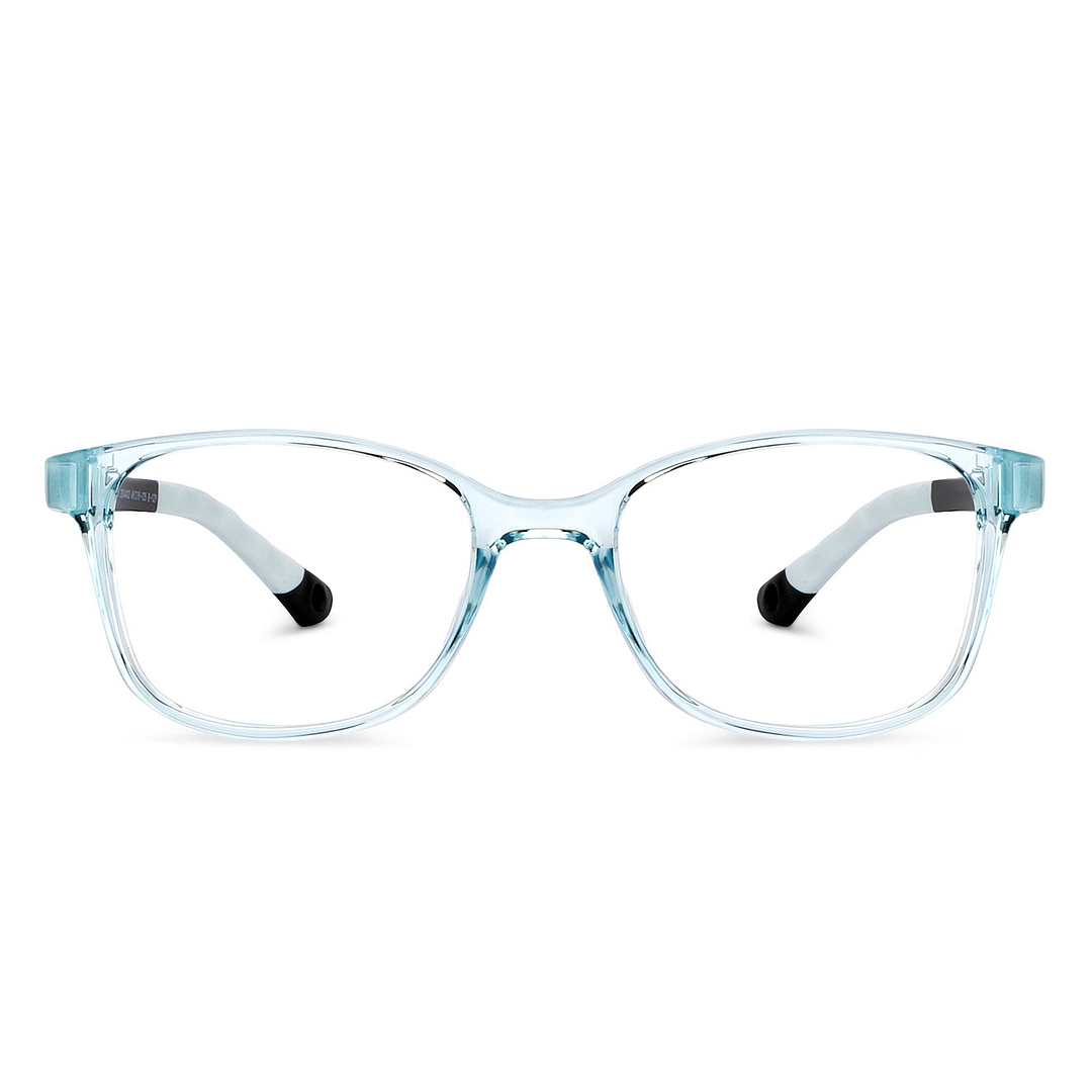 Hooper Blue Transparent Full Rim Rectangle right side