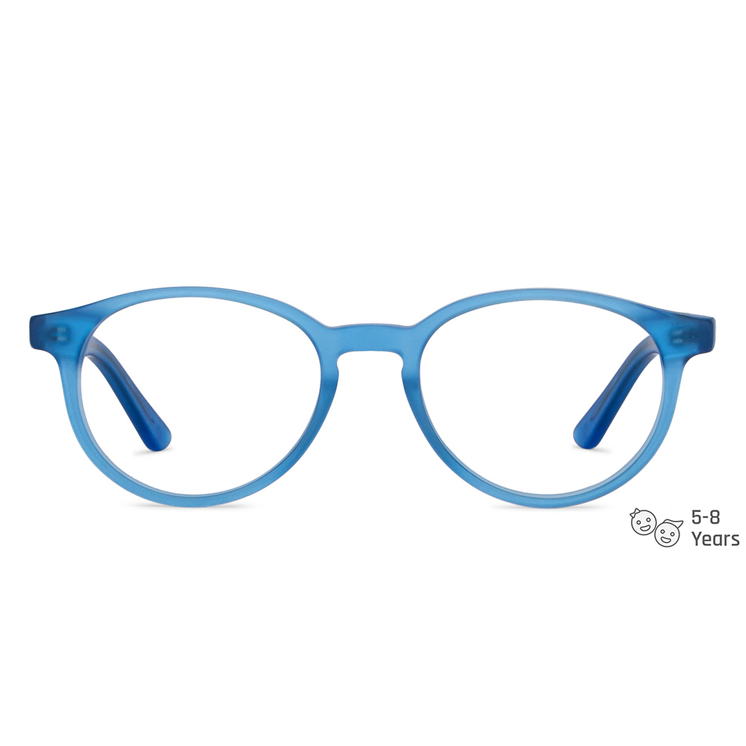 Hooper Online Blue Transparent Full Rim Round right side