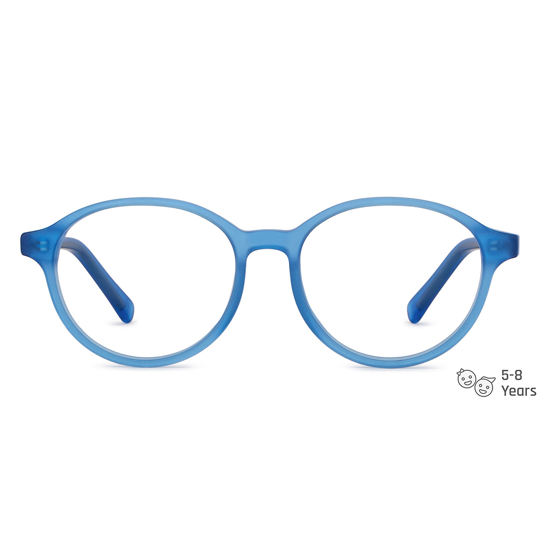 Hooper Online Blue Transparent Full Rim Round right side