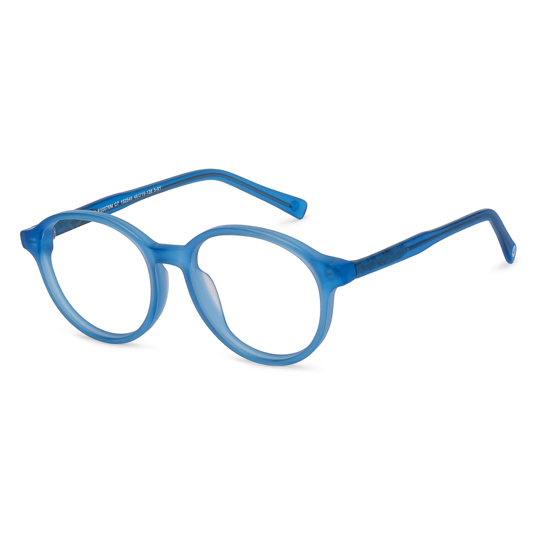 Hooper Online Blue Transparent Full Rim Round right side