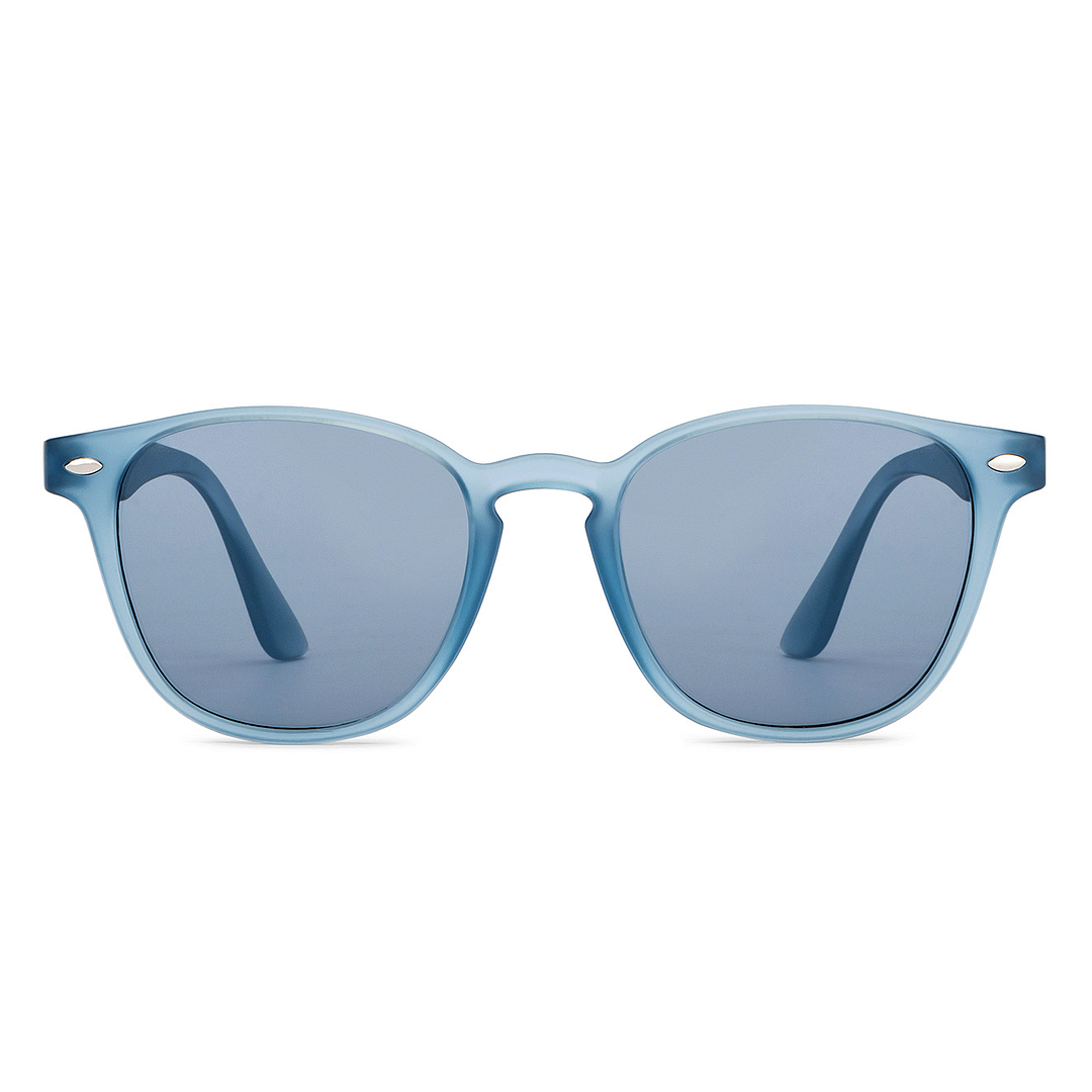 Hooper Blue Transparent Full Rim Square right side