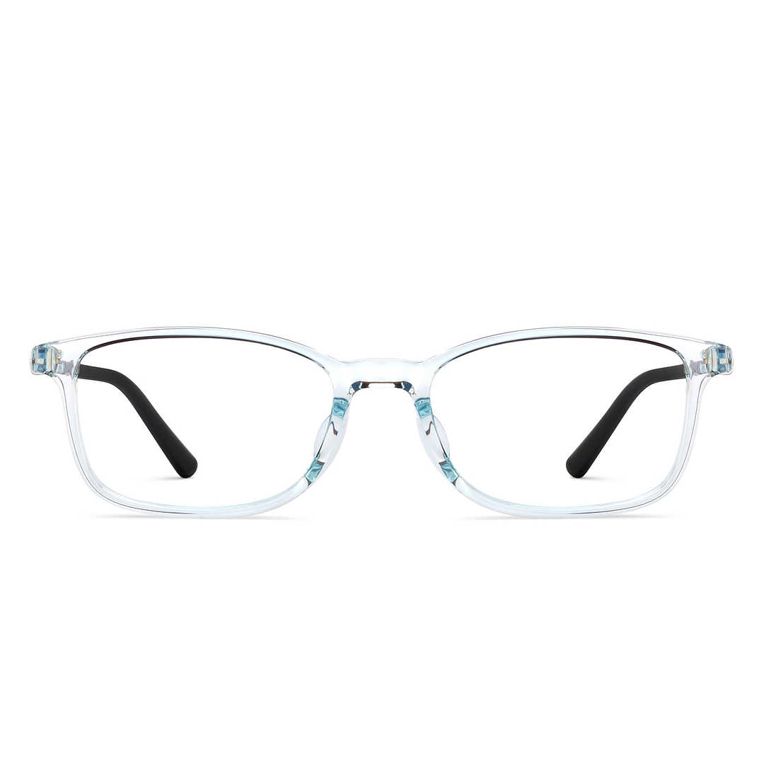 Hooper Blue Transparent Full Rim Rectangle right side
