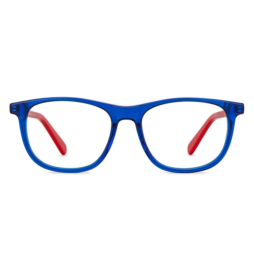 Hooper Online Blue Transparent Full Rim Rectangle right side