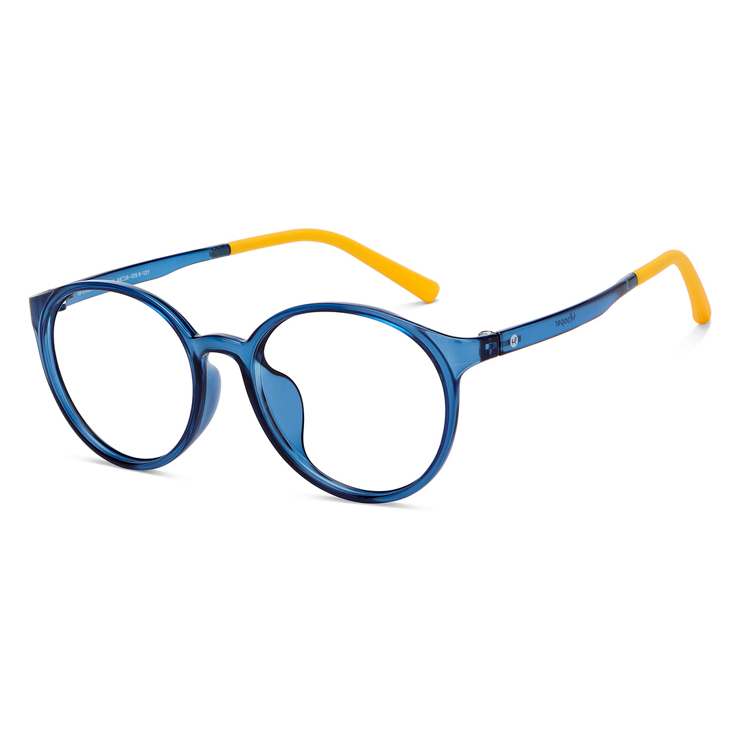 Hooper Sky Blue Full Rim Round right side