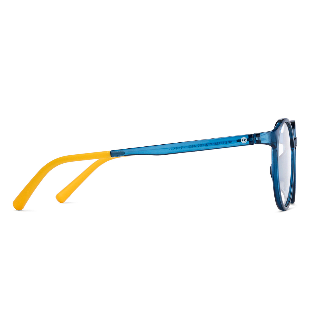 Hooper Sky Blue Full Rim Round left side