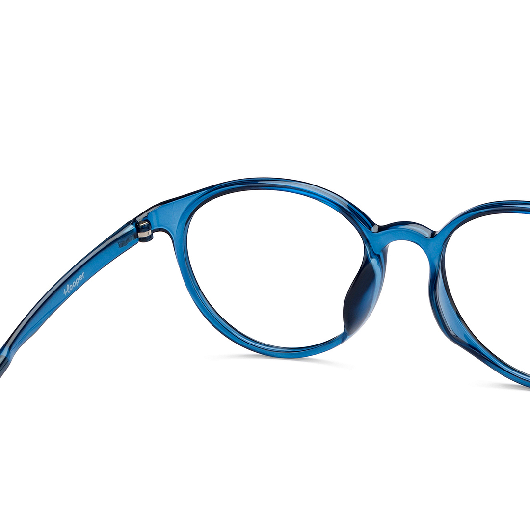 Hooper Sky Blue Full Rim Round right side