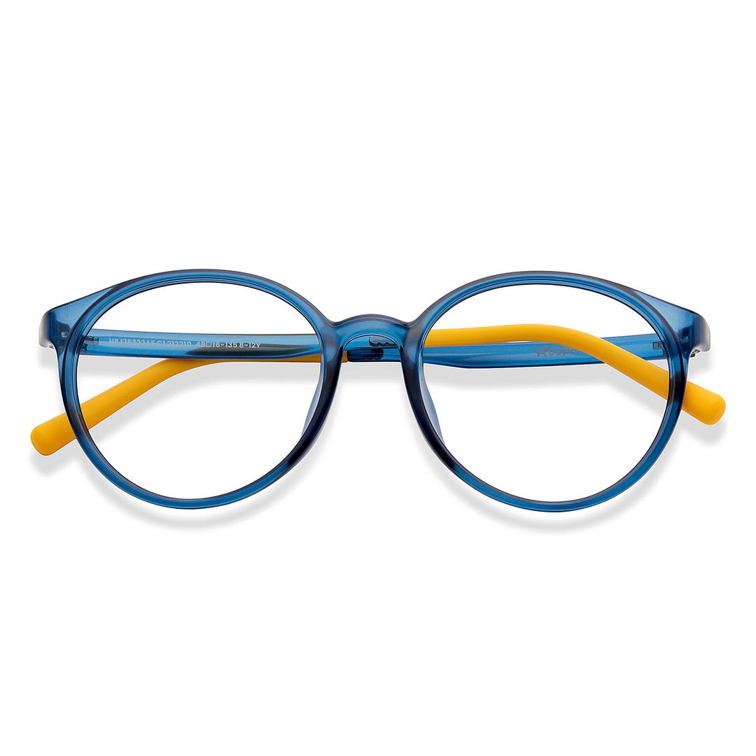 Hooper Sky Blue Full Rim Round left side