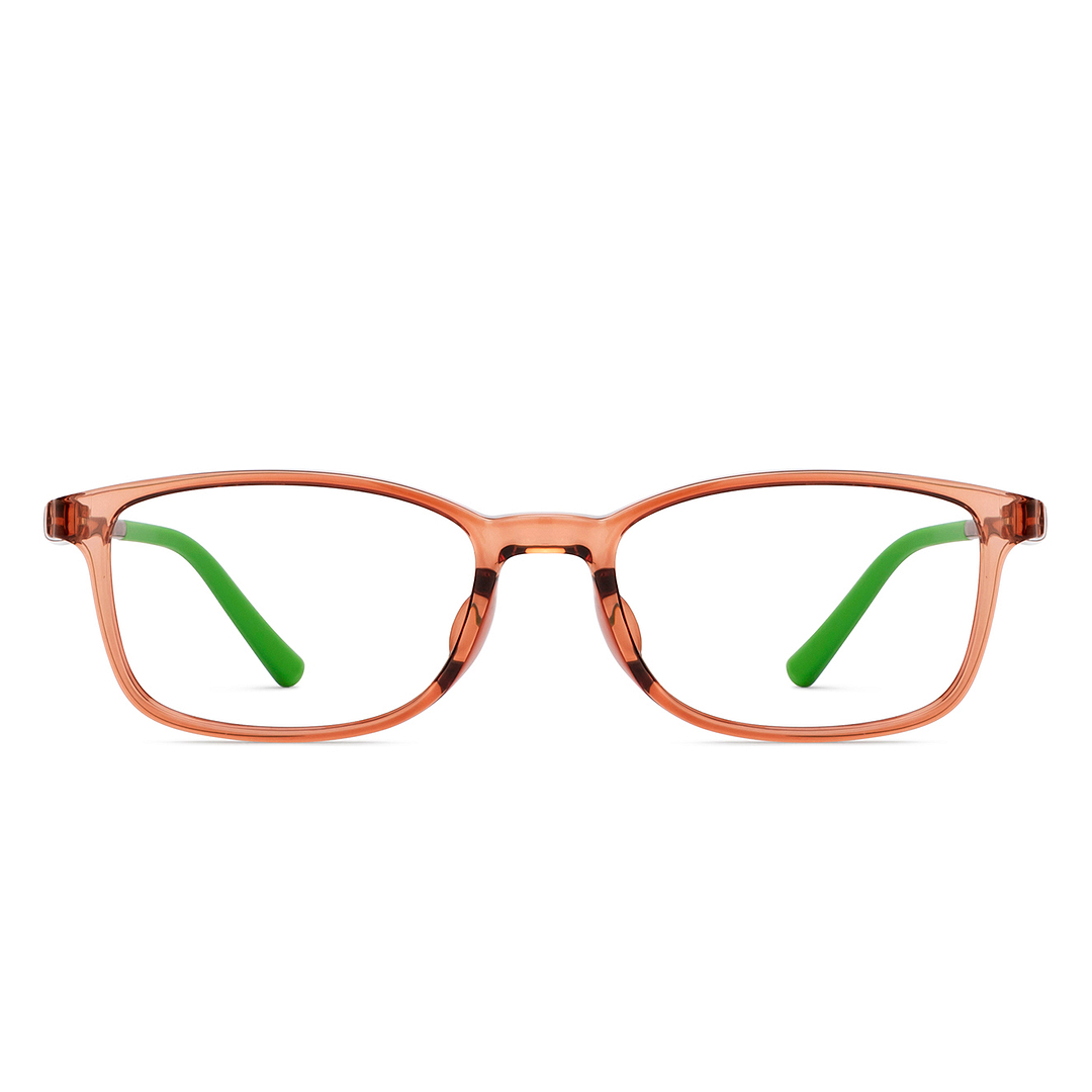 Hooper Light Brown Full Rim Rectangle right side