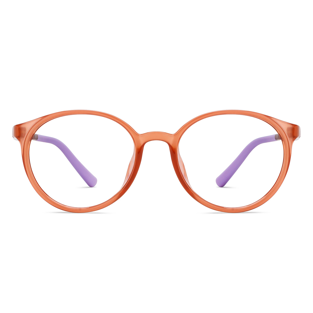 Hooper Light Brown Full Rim Round right side
