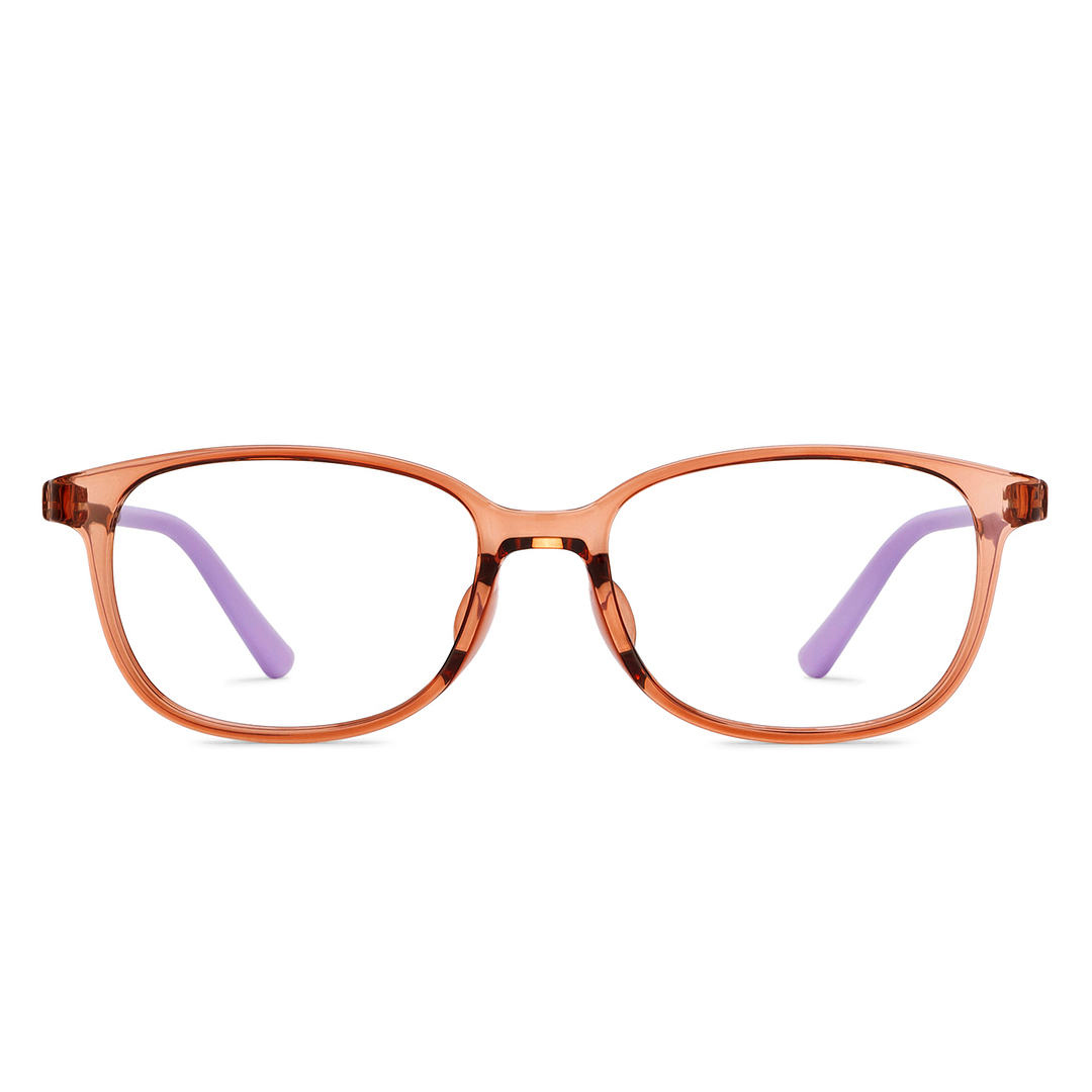 Hooper Light Brown Full Rim Rectangle right side