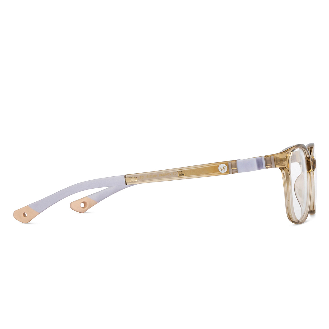 Hooper Brown Transparent Full Rim Rectangle left side