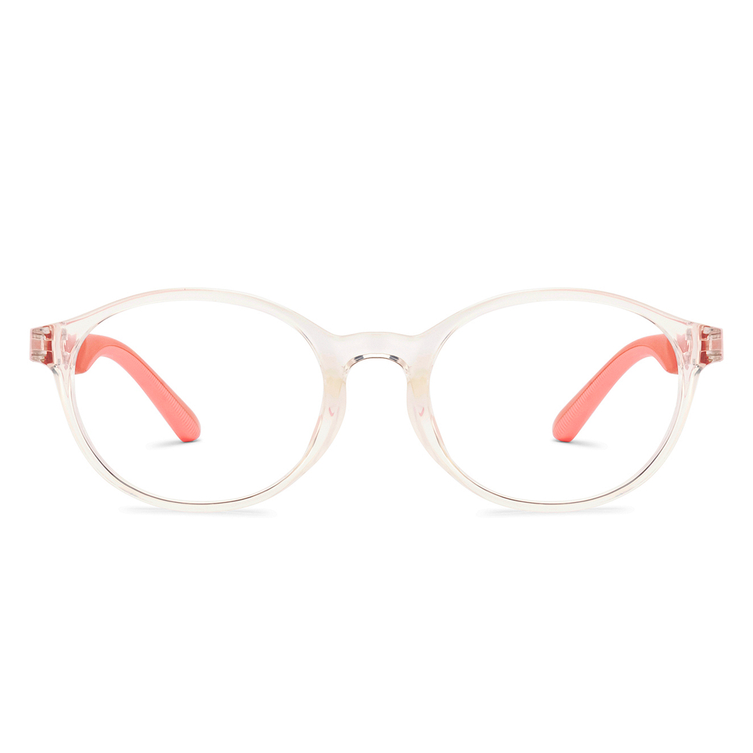 Hooper Crystal Transparent Full Rim Round right side