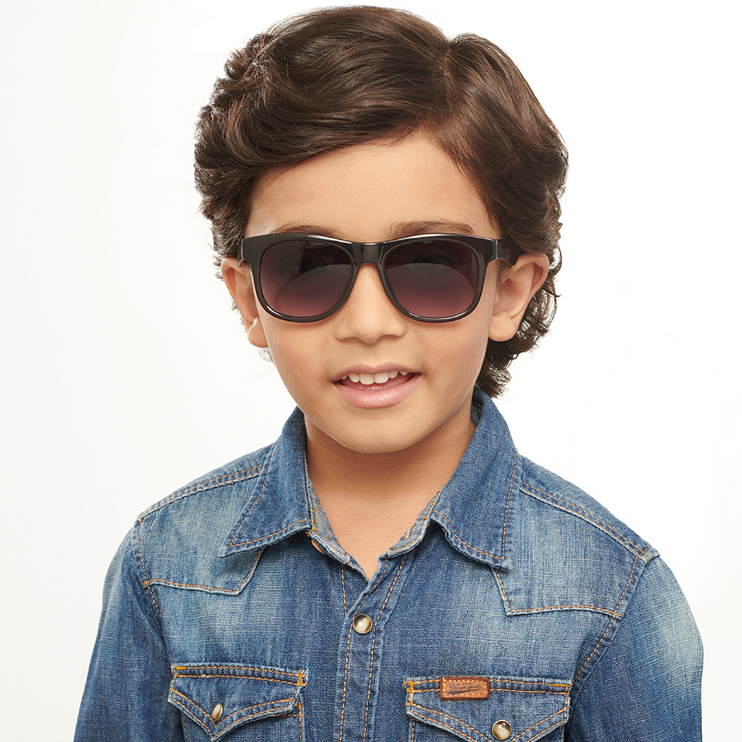 Hooper Black Full Rim Square left side