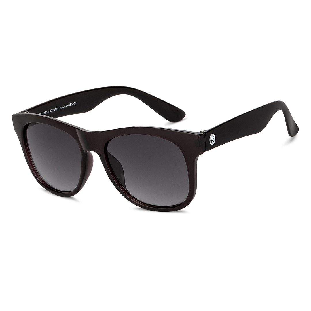 Hooper Black Full Rim Square left side