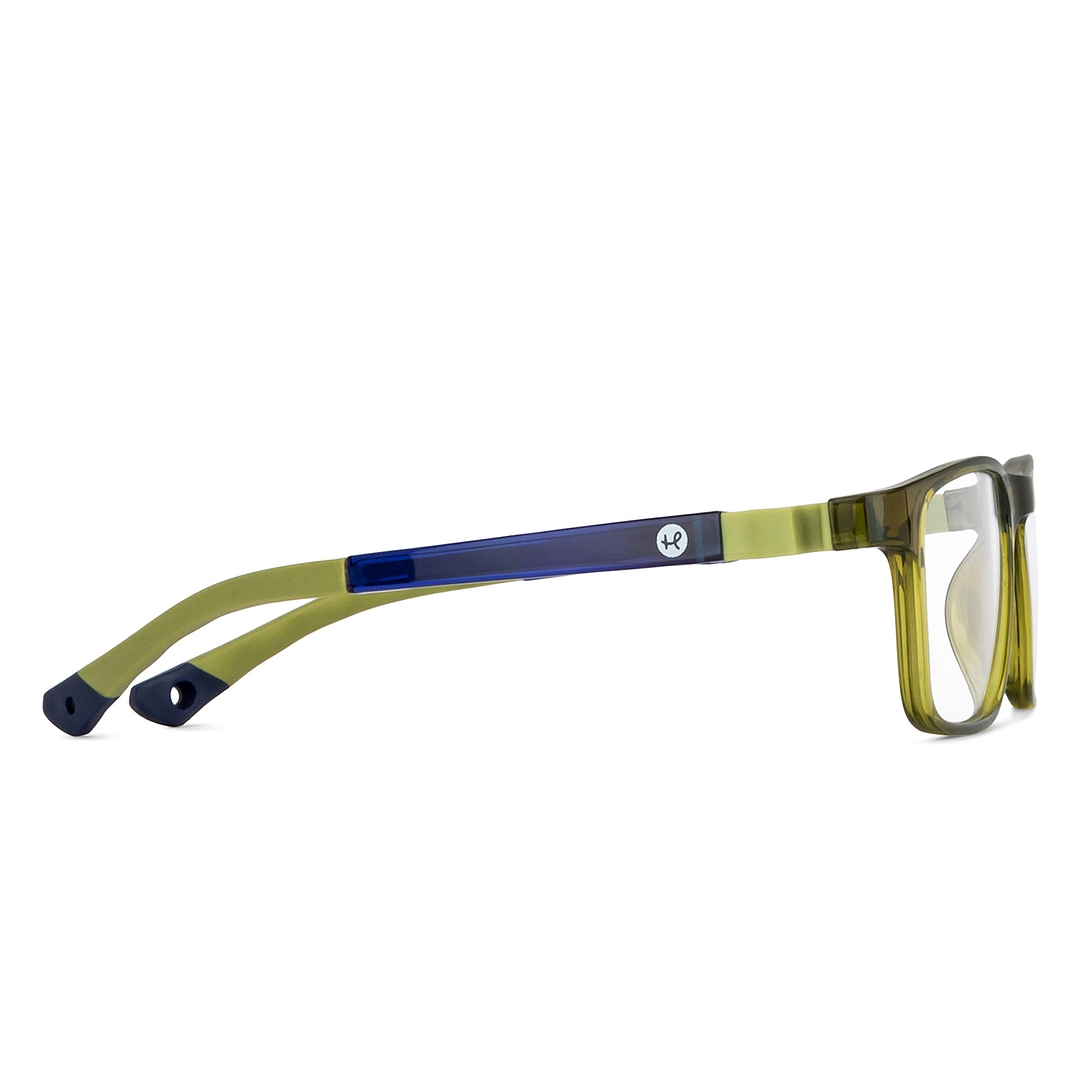 Hooper Green Full Rim Rectangle left side