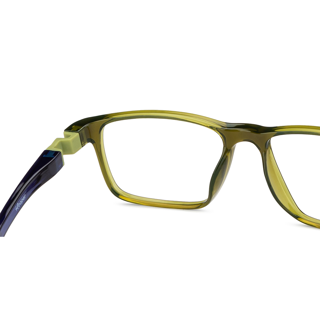 Hooper Green Full Rim Rectangle right side