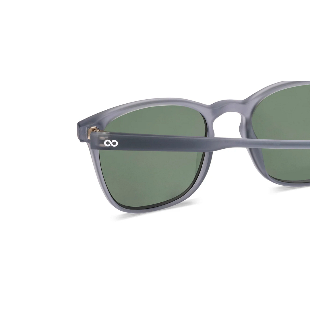 Hooper Grey Stone Full Rim Square left side