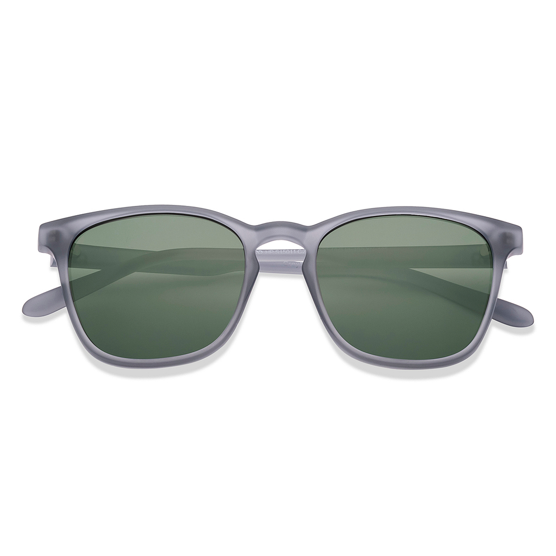 Hooper Grey Stone Full Rim Square left side