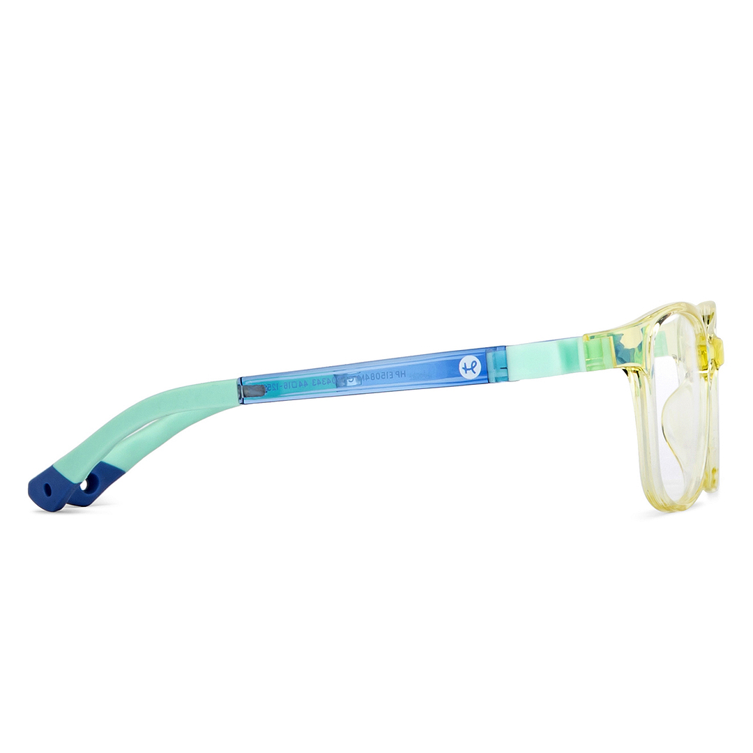 Hooper Yellow Full Rim Rectangle left side