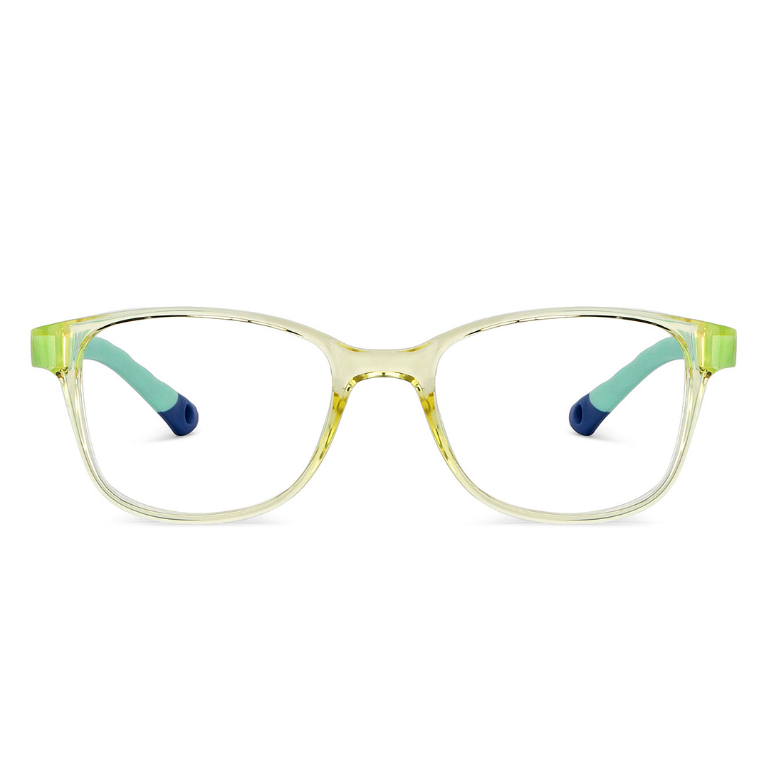 Hooper Yellow Full Rim Rectangle left side