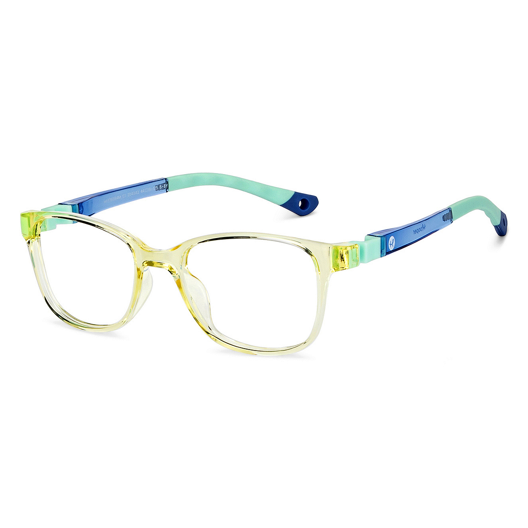 Hooper Yellow Full Rim Rectangle right side