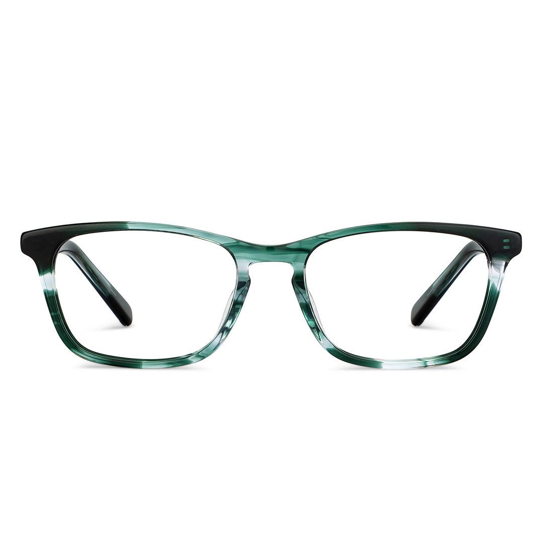Hooper Online Green Transparent Full Rim Rectangle right side