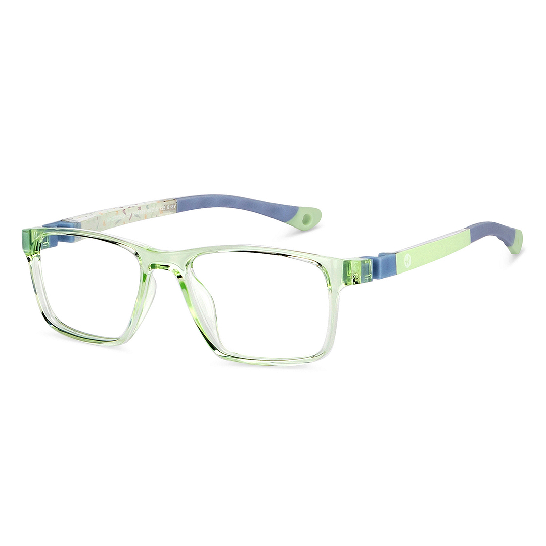 Hooper Online Green Transparent Full Rim Rectangle left side