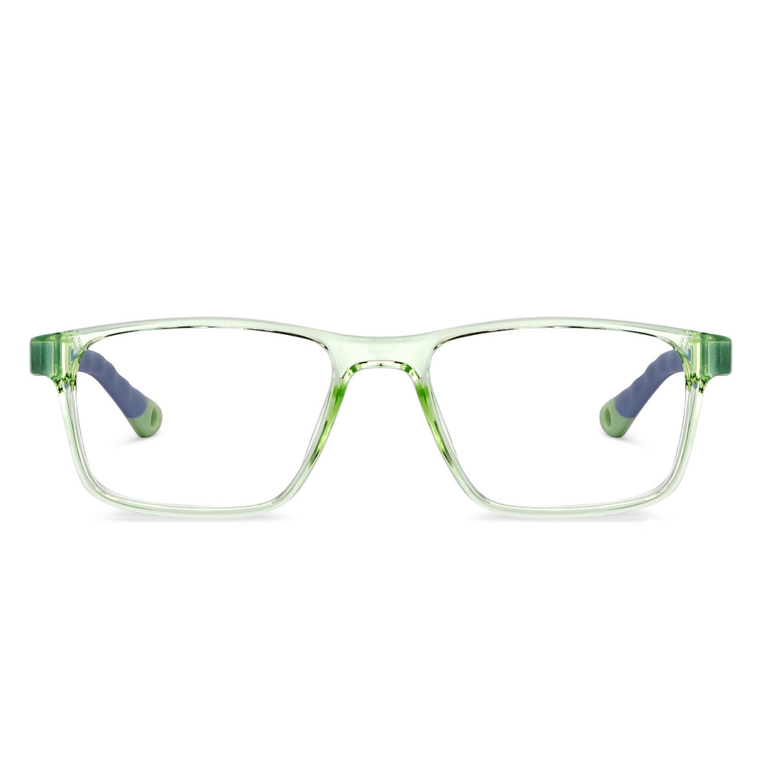 Hooper Online Green Transparent Full Rim Rectangle left side