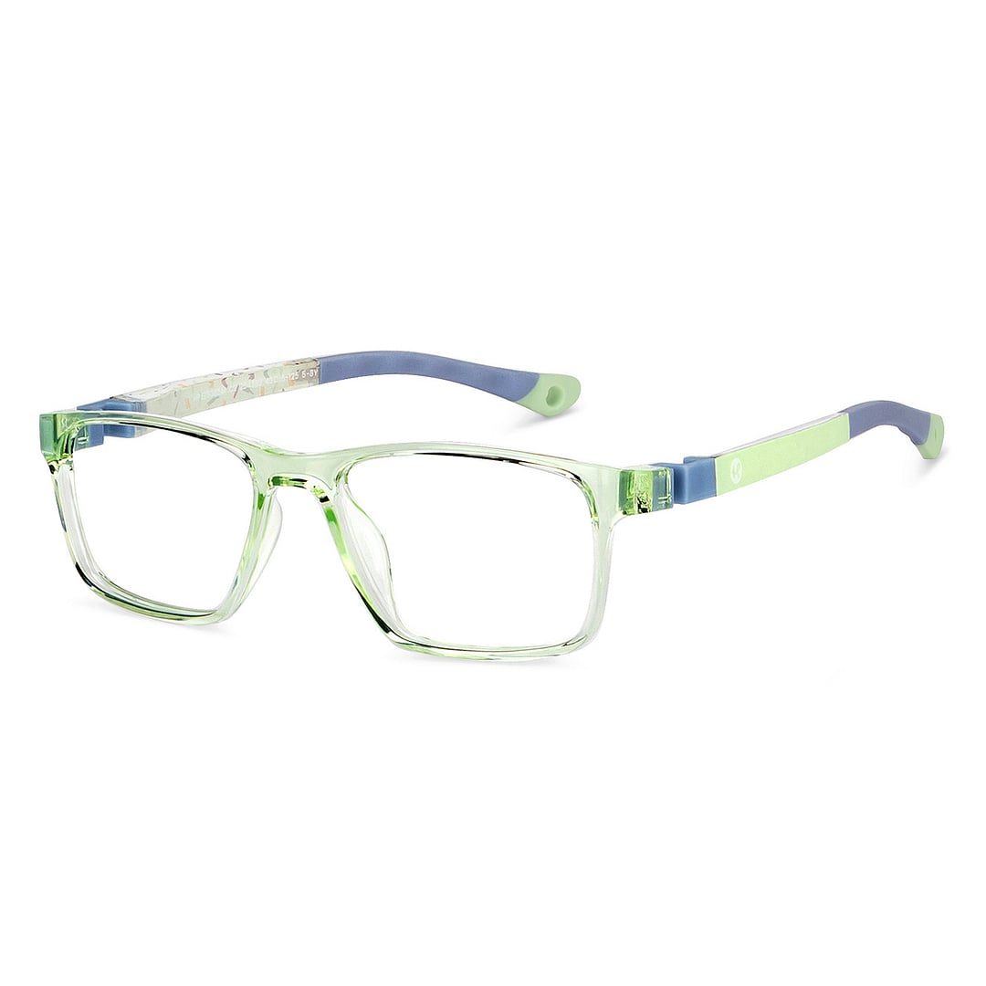 Hooper Online Green Transparent Full Rim Rectangle right side