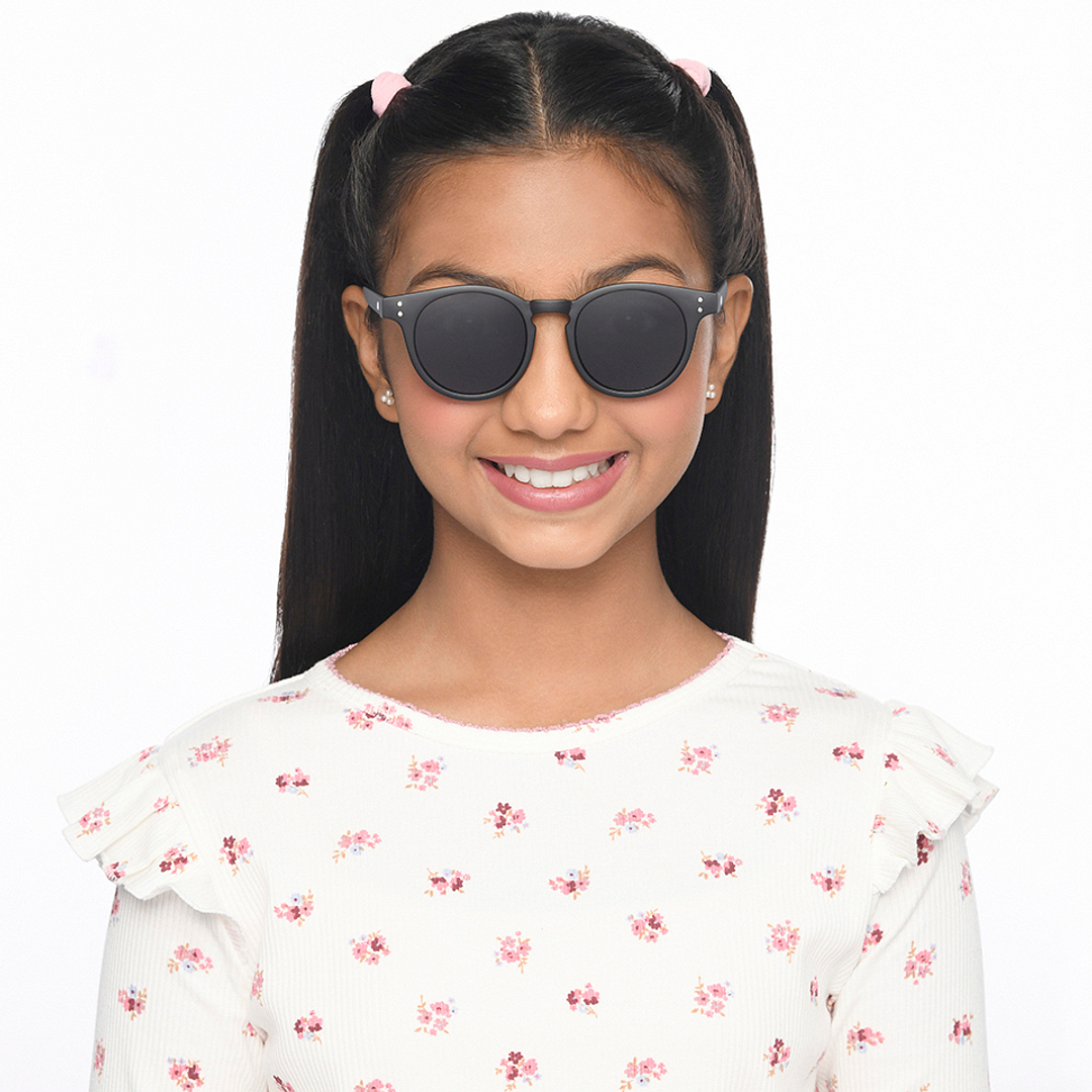 Hooper Black Full Rim Round left side