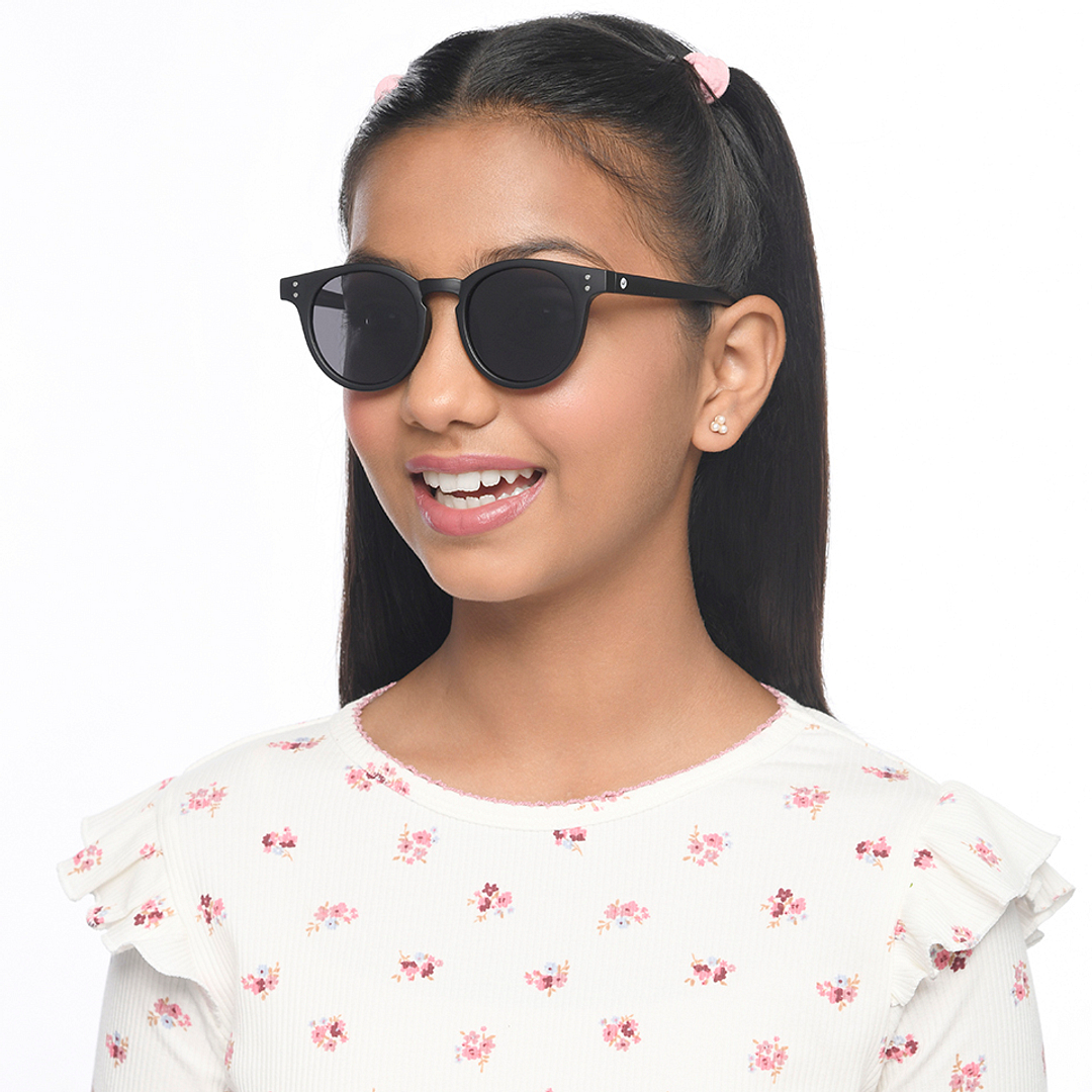 Hooper Black Full Rim Round right side