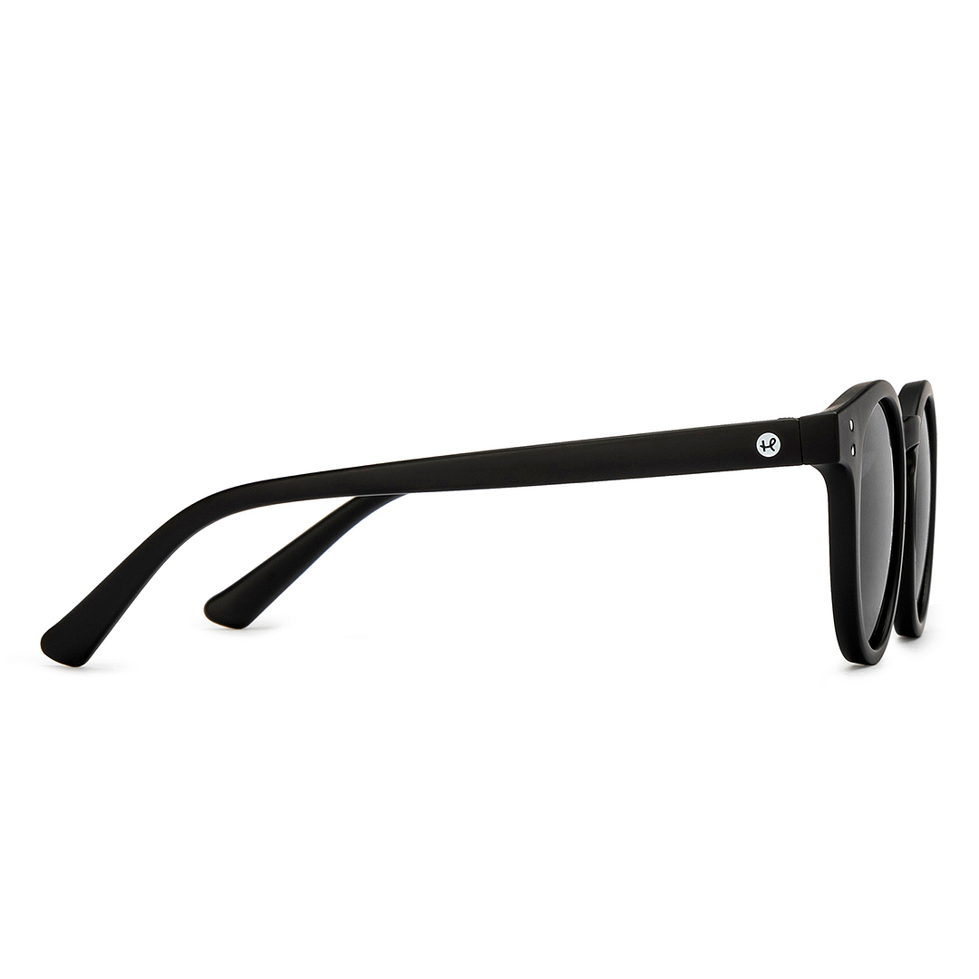 Hooper Black Full Rim Round left side